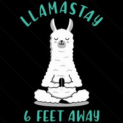 llamastay 6 feet away svg, trending svg, llamastay svg, llama svg, cute llama svg, llama love svg, llama gifts svg, llam