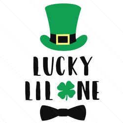 lucky lil one svg, patrick svg, lucky boy svg, patrick toddler svg, st patrick hat svg, irish boy svg, leprechaun hat sv