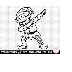 dabbing elf svg dabbing elf png dancing elf svg dancing elf png elf dab svg elf dab png cricut commercial use