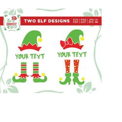 elf svg, elf monogram svg, elf split svg, popular elf, christmas svg, boys elf svg, girls elf svg, instant download, des