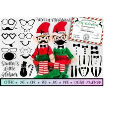 elf kit svg, elf toy kit svg, elf disguise svg, elf dressup svg, elf adoption papers svg, elf svg, first christmas elf,