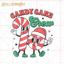 candy cane crew png, retro christmas png, candy cane png, kids christmas crew t-shirts, retro christmas png, christmas s