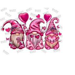 valentine&39s day gnomies png sublimation design, gnomes sublimation design, valentine&39s day gnomes png, heart gnomes