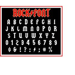 rock font, hard rock font, heavy metal font, music font, metal font, party font, font svg, fonts, svg, png, dxf, ttf, in