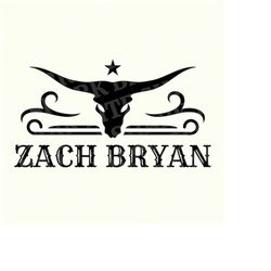 zach bryan bull svg, zach bryan svg, country music, concert, country svg, sun to me, cut file for cricut