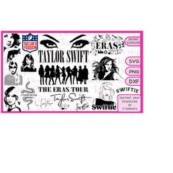 taylor pop star idol big bundle / country music swiftie  / svg png dxf digital files / cutter  cricut