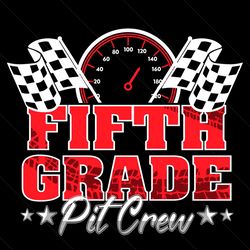 fifth grade pit crew svg
