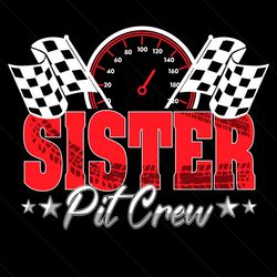 pit crew sister svg