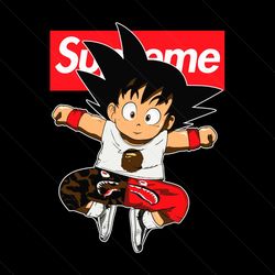 son goku dragon ball supreme svg, son goku svg, cartoon svg