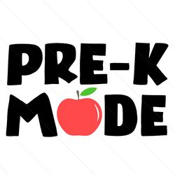 pre k mode apple svg