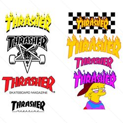 new thrasher logo svg, trending svg, fashion brand logo clipart, thrasher logo, thrasher svg,thrasher logo brand, logo f