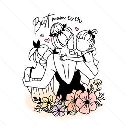 best mommy ever flower gifts png