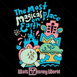disney the most magical place on earth svg