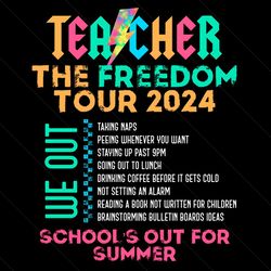 teacher the freedom tour 2024 png