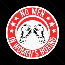 no men in womens boxing svg