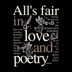 alls fair in love and poetry taylor new song svg