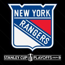 new york rangers stanley cup playoffs 2024 svg