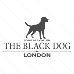 some bar called the black dog london svg