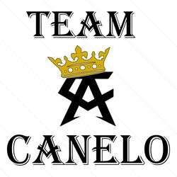 retro team canelo crown svg