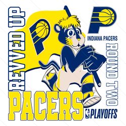 indiana pacers 2024 boomer revved up playoffs svg