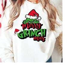 merry grinchmas - svg png - cricut - instant download - digital files