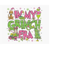 merry christmas svg, merry grinchmas svg, xmas holiday svg, pink christmas svg, christmas shirt, in my grinchmas era svg