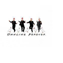 dancing forever chandler bing, christmas friends png, christmas vibes png, sublimation designs, friends come together,tv