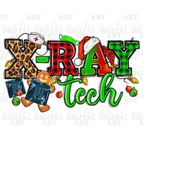 x-ray tech christmas png sublimation design download, merry christmas png, happy new year png, western x-ray tech png, s