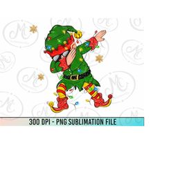 dabbing elf png sublimation design download, christmas png, merry christmas png, happy new year png, christmas elf png,