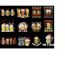 christmas beers png sublimation design, merry christmas clipart, happy new year png, christmas beers png bundle,  christ