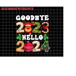 happy new year png, goodbye 2023 hello 2024 png, new year shirt png, hello 2024 png, christmas family png, merry christm