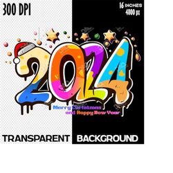 2024 merry christmas png-happy new year 2024 png-2024 png sublimation digital design download-new year png designs-2024