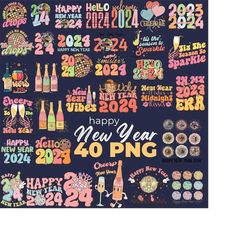 happy new year 2024 png, new year crew png, new year&39s celebration, new year&39s png, new year 2024 t-shirt png, 2024