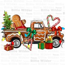 gingerbread truck png sublimation design download, merry christmas png, happy new year png, sublimate designs download