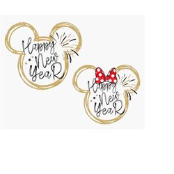 bundle happy new year png, hello 2024 png, merry christmas png, holiday season png, magic kingdom png, firework mouse pn