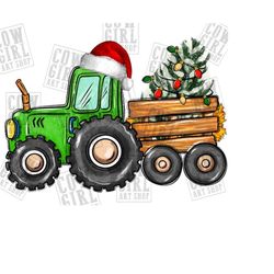 christmas tractor png sublimation design download, christmas png, christmas tractor png, happy new year png, sublimate d