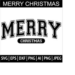 merry christmas svg, christmas png, merry varsity png, retro christmas svg, christmas sublimation shirt svg, clipart, sv