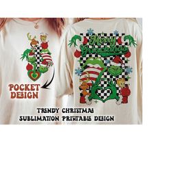 retro christmas sublimation shirt design, christmas png, merry christmas png, christmas shirt, holiday sublimation, tren