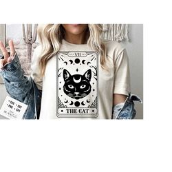 the cat tarot svg, cat lover svg, cat tarot svg, tarot card svg, cat tarot card svg, black cat tarot svg