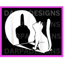 shadow halloween cat svg digital download, black cat svg, cat svg, halloween svg, halloween cat svg, sarcastic sayings,h