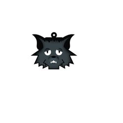 black cat tag svg, gift tag, display tag, halloween tag, cut file, cricut, silhouette, print and cut, svg, dxf, tag temp