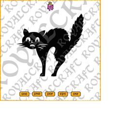 cat svg, black cat svg, cat desing, dxf-svg-eps-png-pdf, cat black desing, scared cat,
