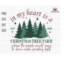 in my heart is a christmas tree farm svg, christmas swifties svg, besties christmas svg, 1989 christmas, merry swiftmas