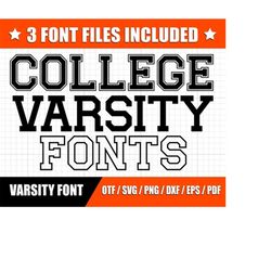 varsity font, college font, jersey font, varsity letters, varsity font file, baseball font, sports font, cricut, silhoue