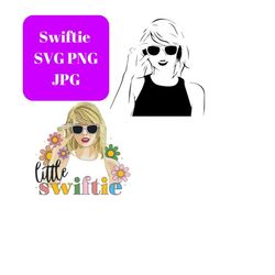 retro floral little swiftie svg | taylors swiftie svg | era tour svg | taylors version svg | taylor swift svg | cricut