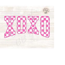 digital png file xoxo checker distressed valentine&39s day printable sticker sublimation dtg dtf t-shirt design instant