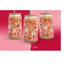 fresa soda valentine&39s day png for uv dtf 16oz can glass wrap sublimation design | digital download