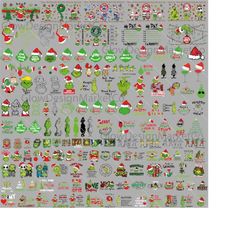 160 files the grnich png bundle, merry grnichmas png, retro grinc png, christmas sublimation, digital sublimation, uniqu