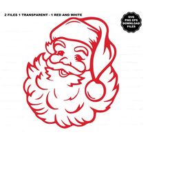 santa face svg, santa face png, vintage santa svg, father christmas, retro santa claus face, christmas svg, santa claus