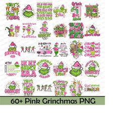 60 files retro pink christmas svg png bundle, pink christmas png, christmas png, christmas shirt design